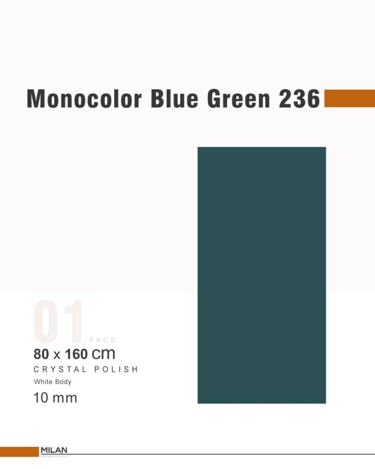 Monocolor Blue Green 236